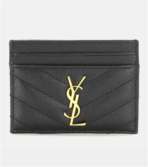 ysl monogram quilted leather card holder|Saint Laurent YSL Monogram Card Case in Quilted .